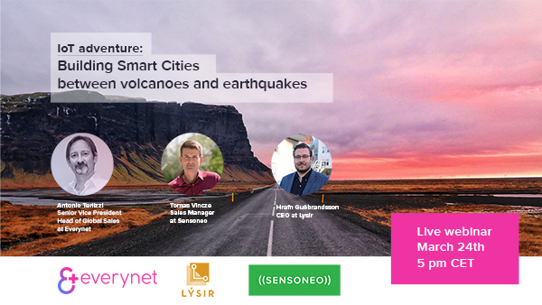 Webinar about Building smart cities between volcanoes and earthquakes. 
