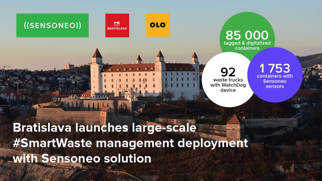 Bratislava launches large-scale #smartwaste management deployment with Sensoneo solution.