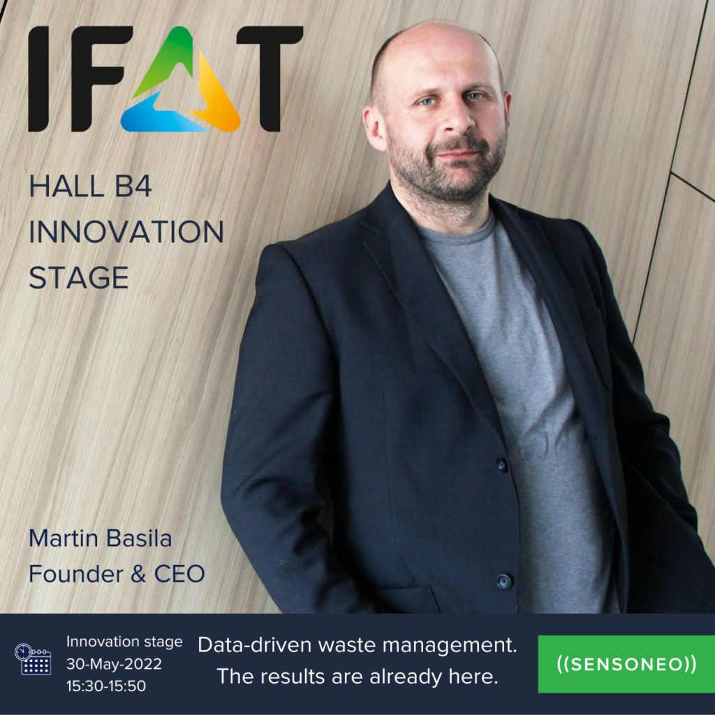 martin basila ifat munich 2022 innovation stage data driven waste management