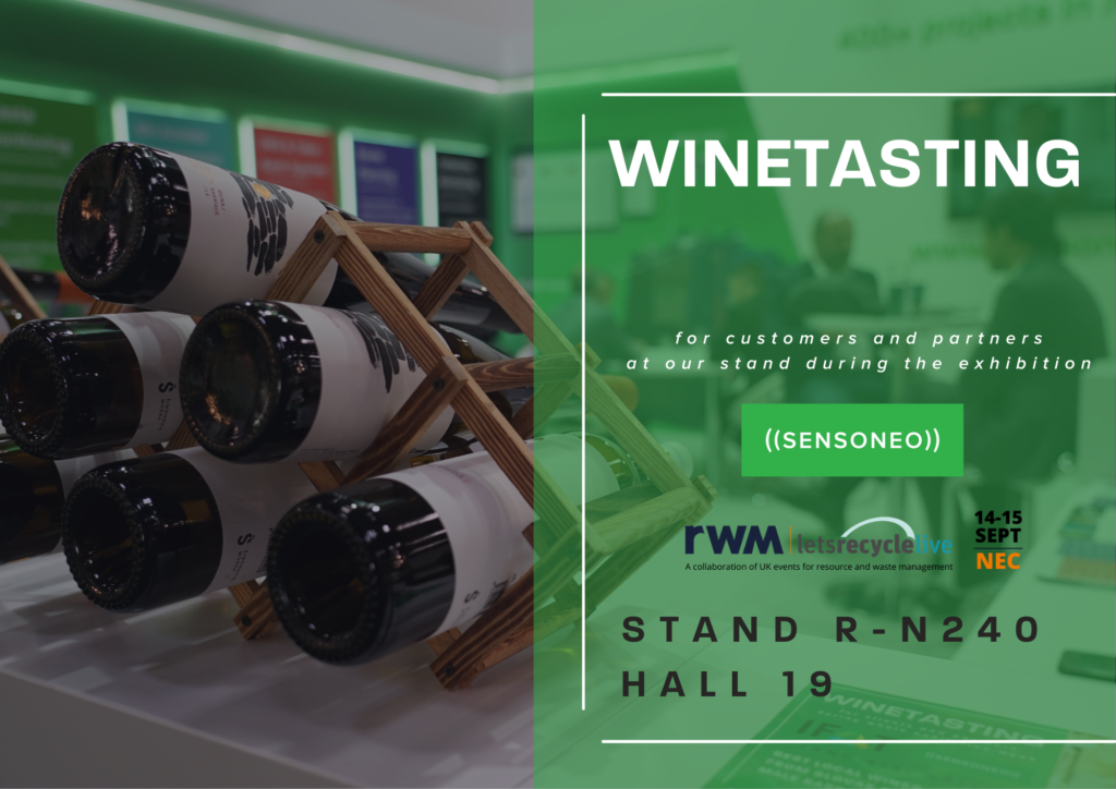 rwm birmingham lets recycle sensoneo stand winetasting