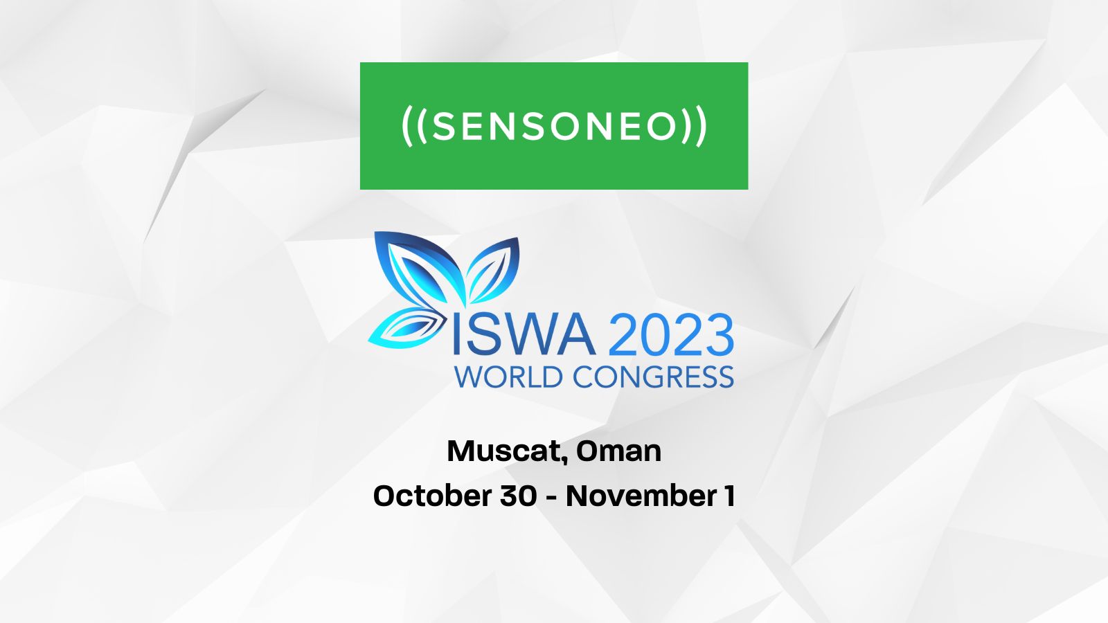 Sensoneo at ISWA 2023 World Congress SENSONEO