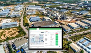 Software system platform for factory waste management in a forefront of production plant.