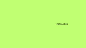A solid green background with the text "2560x1440".