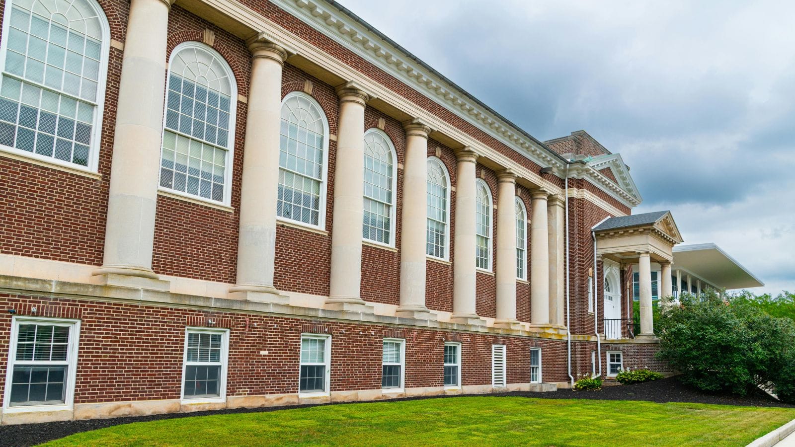 Building at the university campus