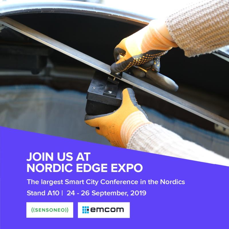 Join us at Nordic Edge Expo, the largest smart city conference in the Nordics. Stand A10. 