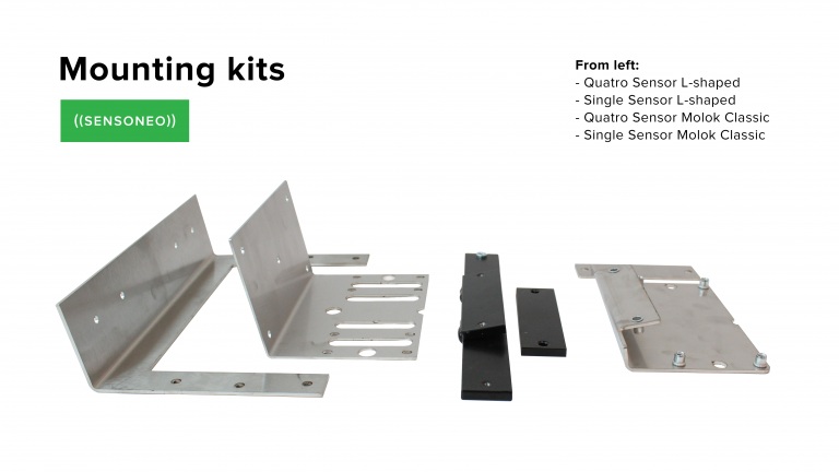 Mounting kit for smart sensor installation.